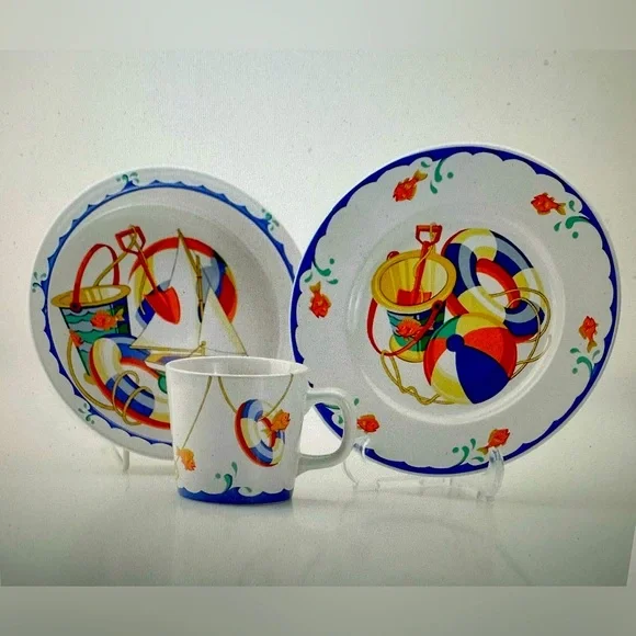 NWOT Tiffany & Co. Seashore Design Three Piece Set Vintage - Picture 1 of 10